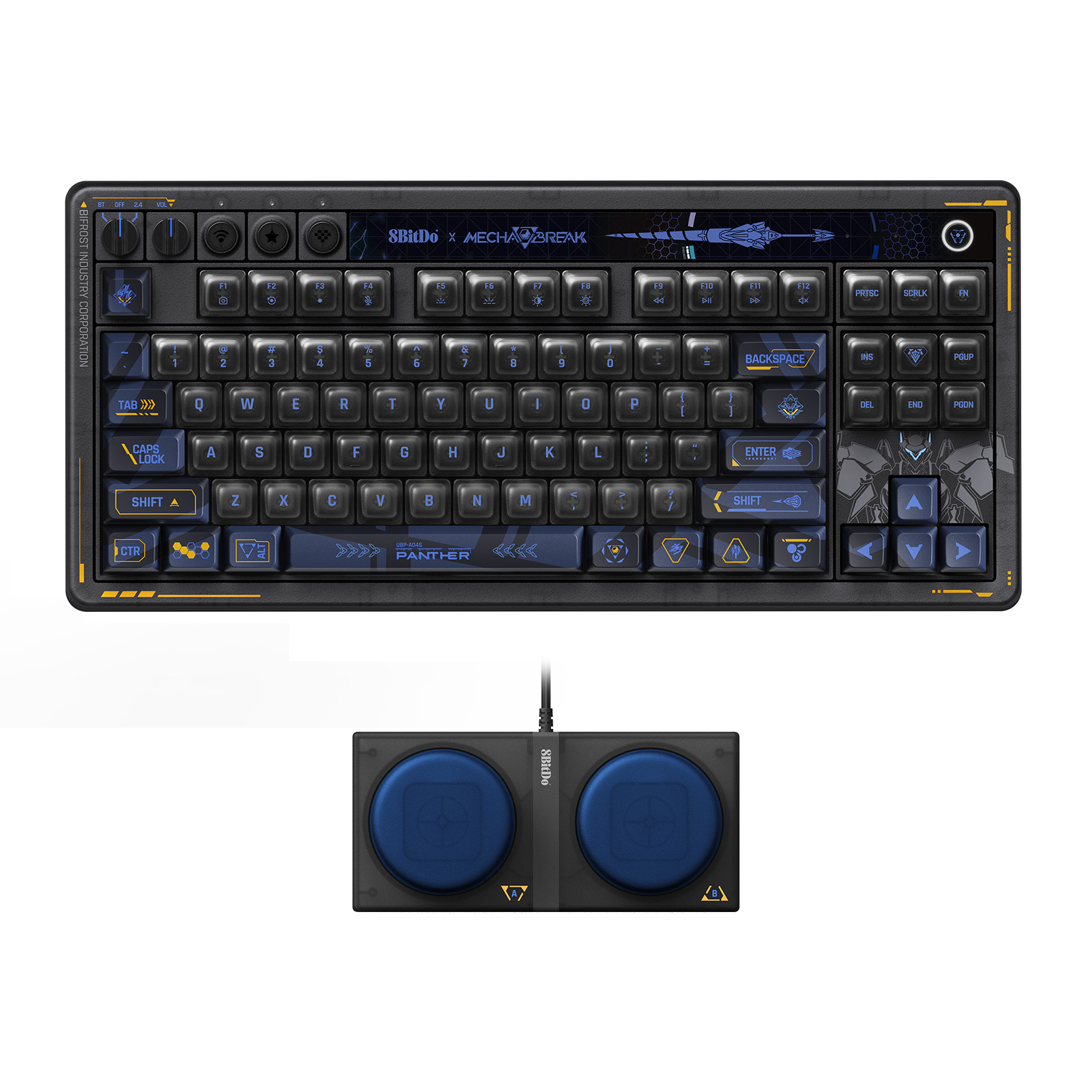 8BitDo Retro 87 Mechanical Key - Gaming Keyboard Hot Swappable ulasan dan harga